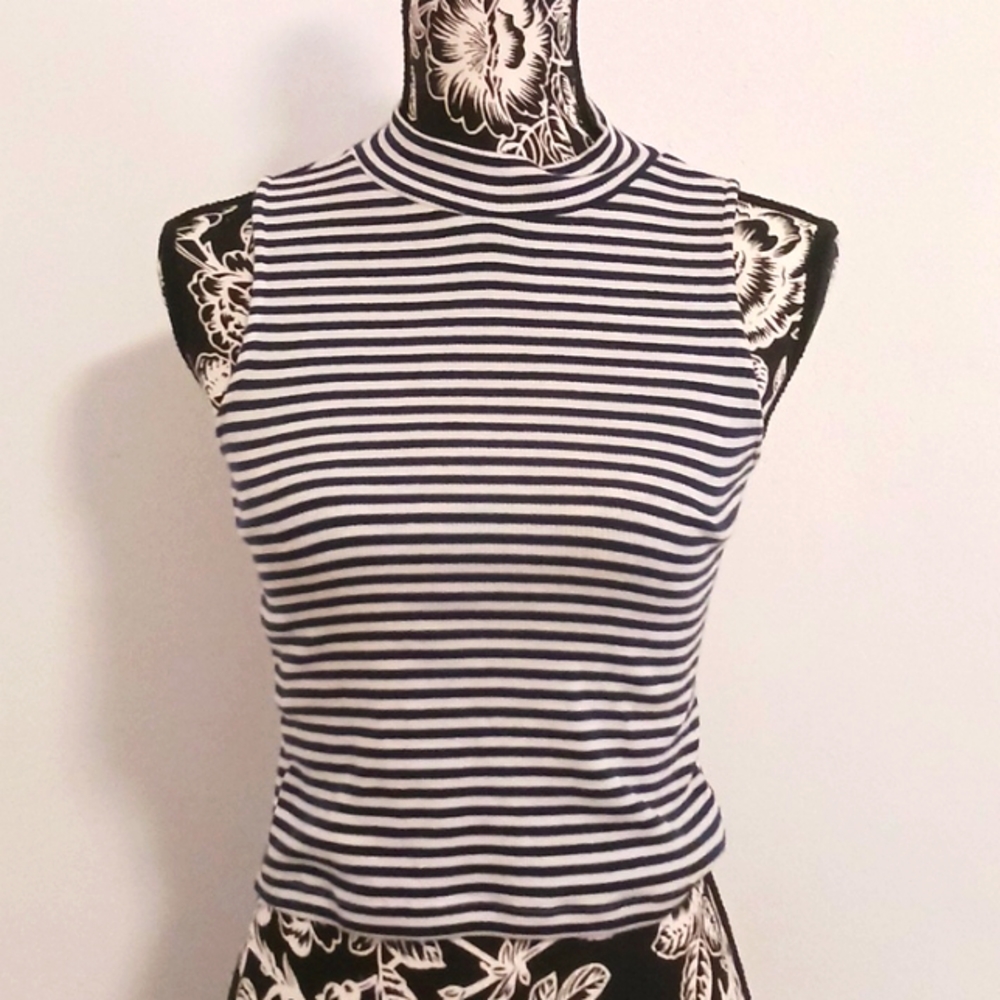 Turtle neck crop top